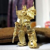 Mô Hình Rô Bốt Optimus Prime Bằng Đồng Nguyên Chất Dùng Trang Trí Nhà Cửa