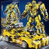 Mô hình Robot biến hình xe ô tô đồ chơi Transformer Optimus Prime, Bumblebee, Megatron, Sentinel