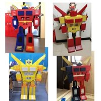 Mô hình Robot King Kong lớn bằng bìa cứng, đồ thủ công cho trường mẫu giáo, hộp giấy góc, đồ trang trí đồ chơi