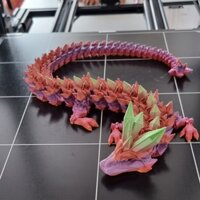 Mô hình rồng trang trí cực chất, phong thủy Crystal dragon