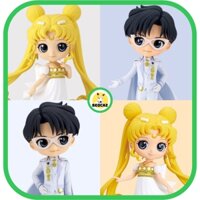 Mô hình Sailor Moon Thủy Thủ Mặt Trăng Tuxedo Mặt Nạ Princess Serenity dễ thương Q Posket Chính Hãng Đồ chơi Beocaz