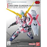 Mô hình SD Gundam EX-Standard Unicorn Gundam (Destroy Mode)