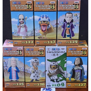 Mô hình Set 8 mô hình One Piece WCF tv Vol.15 Alabasta - Vua hải tặc