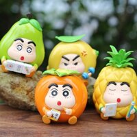 Mô hình shin - cậu bé bút chì cosplay trái cây vui nhộn - h2t toys
