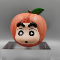 Mô hình Shin Chan cosplay quả táo đỏ đáng yêu - H2T TOYS