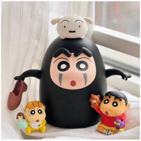 Mô hình Shin Chan cosplay Vô diện xách dép cầm siêu bựa - H2T TOYS