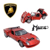 Mô hình siêu xe huyền Thoại Lamborghini Miura - tỉ lệ 1:32 - đóng mở cửa- mở cốp