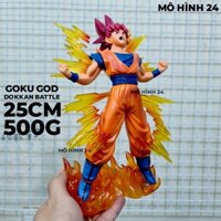 Mô hình songoku Dokkan Battle 6th Anniversary Ichibansho F1 Super Saiyan God Son Goku lửa hào quang