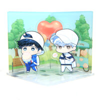 Mô hình Standee 3 mảnh  chibi Mùa Xuân Hoa Nở HaeBom x TaeSung Cherry Blossoms After Winter 'Park Date' Manhwa BL