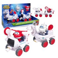Mô hình Super wings đội bay siêu đẳng đồ chơi trẻ em bộ xe thám hiểm không gian của Astra bí ẩn và Jett tia chớp