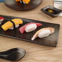 Mô hình sushi thực tế mới, cá hồi, ẩm thực Nhật Bản, trang trí cửa sổ phòng triển lãm tàu chiến, đạo cụ chụp ảnh thực phẩm