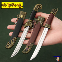Mô hình sưu tầm Đạo Mộ Bút Ký cặp Bá khí Long Hổ Đao 18cm