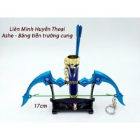 Mô hình sưu tầm Liên minh  Ashe băng tiễn trường cung hợp kim 17cm