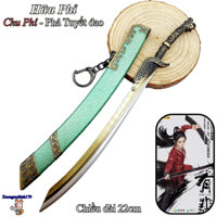 Mô hình sưu tầm phim Hữu Phỉ Chu Phỉ Phá Tuyết đao kim loại 22cm