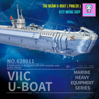 Mô hình Tàu ngầm U - Boat ( Panlos ) : mô hình quân sự,đồ chơi lắp ghép, lắp ráp, đồ chơi thông minh, mẹ và bé