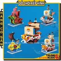 Mô hình tàu One Piece bộ đồ chơi lắp ráp thuyền đảo hải tặc làm quà đồ decor