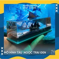 Mô Hình Tàu Titanic Băng Trôi - Decor Góc Làm Việc