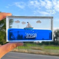 Mô hình tàu Titanic lighter_store thuyền buồm trang trí để bàn