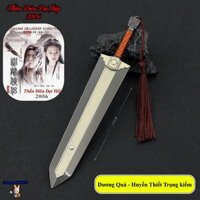 Mô hình Thần Điêu đại Hiệp 2006 Dương Quá huyền thiết trọng kiếm 20cm