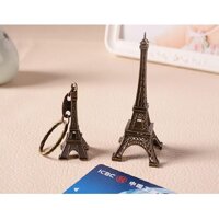 Mô hình tháp Eiffel bằng đồng đúc size 5cm để trang trí bonsai, tiểu cảnh