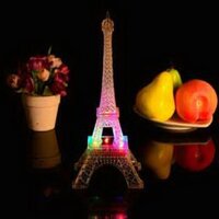 Mô hình tháp Eiffel đổi 7 màu quà tặng giáng sinh mô hình tháp eiffel có đèn led đổi màu đèn trang trí Andhere