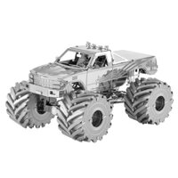 Mô Hình Thép 3D Bằng Kim Loại Xe Quái Vật Monster Truck [ Chưa Lắp ]