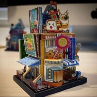 Mô Hình Thép 3D, Mô Hình Kim Loại MU Cửa Hàng Tiện Lợi (chưa ráp)