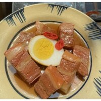 Mô hình thịt kho trứng ( 100% Nhựa)- FICLAY