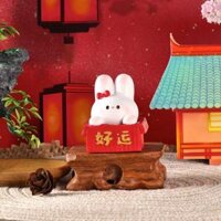 Mô Hình Thỏ Mini May Mắn Tài Lộc Cho Gia Chủ - Dùng trang trí Decor nhà cửa - Art House - 5