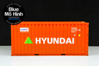 Mô hình thùng container xe đầu kéo 1:24 hãng tàu Hyundai