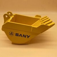 Mô hình thùng máy xúc tùy chỉnh, thùng nhôm hợp kim, thùng máy xúc, móc văn phòng, mô hình máy