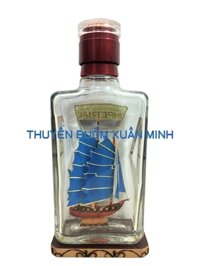 Mô Hình Thuyền Gỗ Trong Chai Rượu IMPERIAL - S3