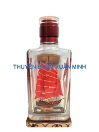 Mô Hình Thuyền Gỗ Trong Chai Rượu IMPERIAL - S2