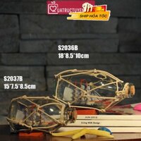 Mô hình thuyền trong chai lưới dây thừng - Quà tặng lưu niệm tặng bạn trai, bạn gái, người yêu