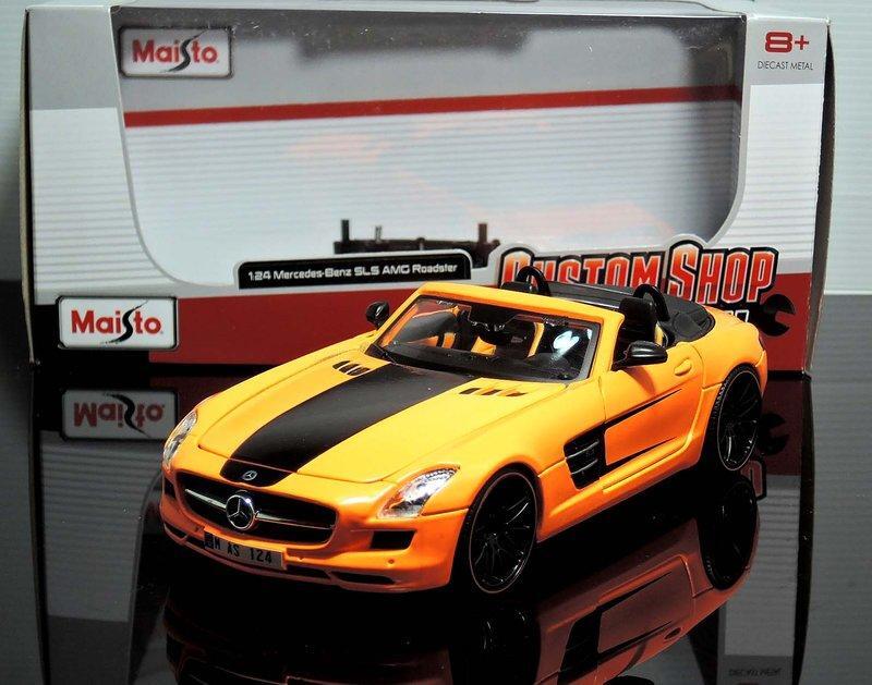 Mô hình xe Mercedes Benz SLS AMG- 36196 tỉ lệ 1/18 Maisto 36196