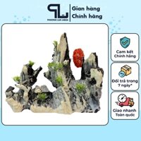 Mô hình tiểu cảnh đá hòn non bộ thác nước trang trí bể cá cảnh mẫu mã đẹp đa dạng