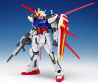Mô hình tĩnh đồ chơi siêu nhân người máy Gundam HG 1/144 Aile Strike Gundam, GAT-X105 + AQM E-X01, robot lắp ráp Gun Dam [HÀNG FULL BOX]