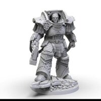 Mô hình trắng 40k - Chiến binh áo giáp nặng Olympian mô hình Warhammer 70mm