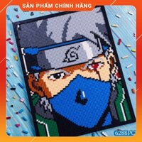 Mô hình trang trí tranh treo tường bằng le go zoro, kakashi