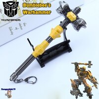 Mô hình Transformer Bumbleebee Warhammer Battle Hammer búa hợp kim 18cm