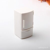 Mô hình tủ lạnh đồ chơi thu nhỏ, đồ chơi mini, đồ nội thất, đồ uống, đồ trang trí thực phẩm, cảnh mô phỏng nhà búp bê