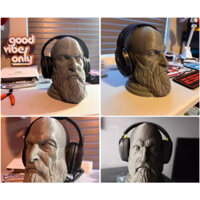 mô hình tượng in 3d nhựa Kratos GOW god of war treo headphone tai nghe | tunghondaGamer
