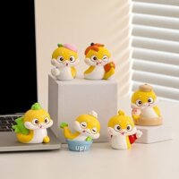 Mô Hình Tượng Rắn Phú Quý Bộ 6 Trang Trí Decor