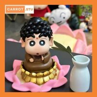 Mô hình tượng Shin bút chì cosplay Phật Tổ Như Lai kiểu dáng dễ thương, tịnh tâm giải nghiệp đặt -Carrot.stu