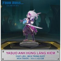 Mô hình tướng Yasuo Anh Hùng Lãng Kiếm trong game Liên Minh Huyền Thoại