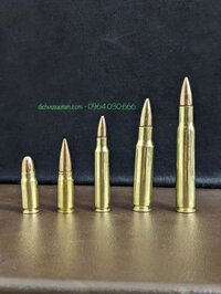 Mô hình viên đạn K54, AR15, M60, M30 trưng bày