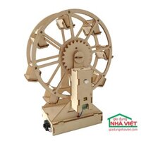 Mô hình vòng đu quay cabin bằng gỗ – Vòng quay mặt trời DIY25