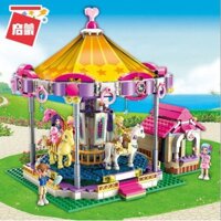 Mô Hình Vòng quay ngựa gỗ Cho Các Bé mẫu 2016