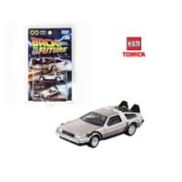Mô hình xe Back to the Future DeLorean Time Machine 1:64 Tomica Premium Unlimited
