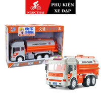 Mô hình xe bồn chở xăng đồ chơi ô tô cho bé
